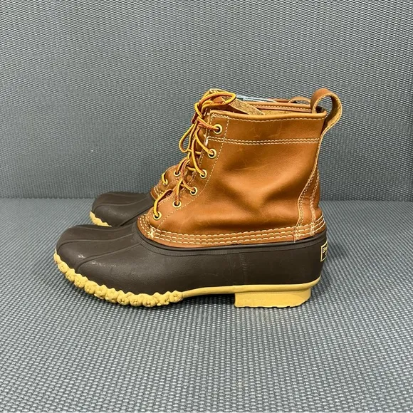 LL Bean Classic Bean Boots Men’s Waterproof Rubber Duck Boot Rain Boots Sz 10