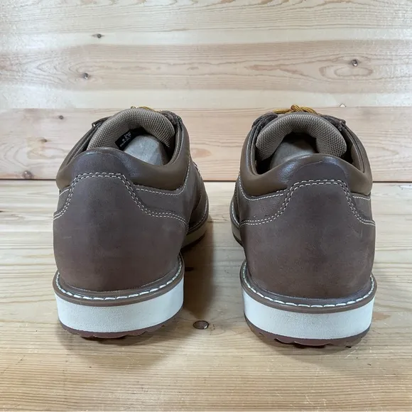 LL Bean Stonington Shoes Moc-Toe Leather Shoes # 507140Men’s 8.5 WIDE Brown