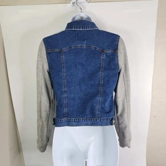 LOVE TREE DENIM Cropped Jean Jacket Women's Medium