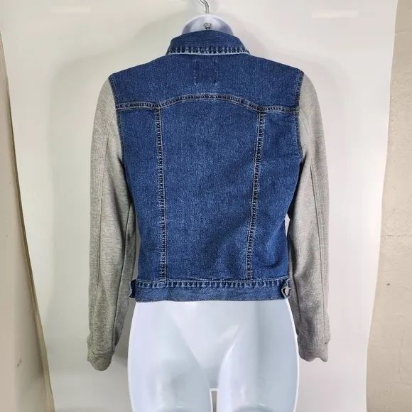LOVE TREE DENIM Cropped Jean Jacket Women's Medium