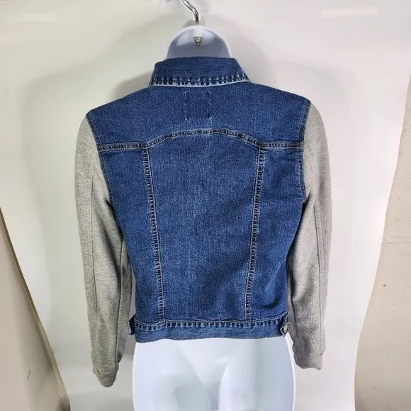 LOVE TREE DENIM Cropped Jean Jacket Women's Medium