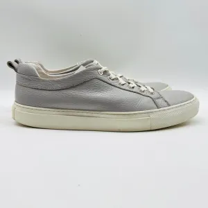 M. Gemi Shoes Mens 9 EU 42 Gray Leather Sneakers r Lucente Low Top Casual Shoes