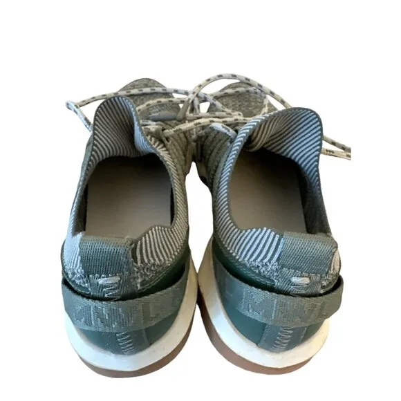 Madewell Field Knit Sneakers Shoes Lightweight Women's sz 8.5 Ashen Sage Multi