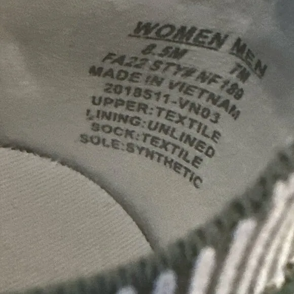 Madewell Field Knit Sneakers Shoes Lightweight Women's sz 8.5 Ashen Sage Multi