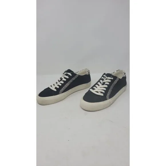 Madewell Sidewalk Low-Top Sneakers in Suede and Spot Calf Hair