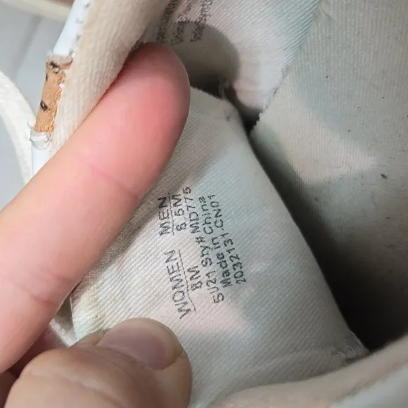 Madewell Women Sidewalk low top calf hair  Leather Sneakers shoes sz 8M