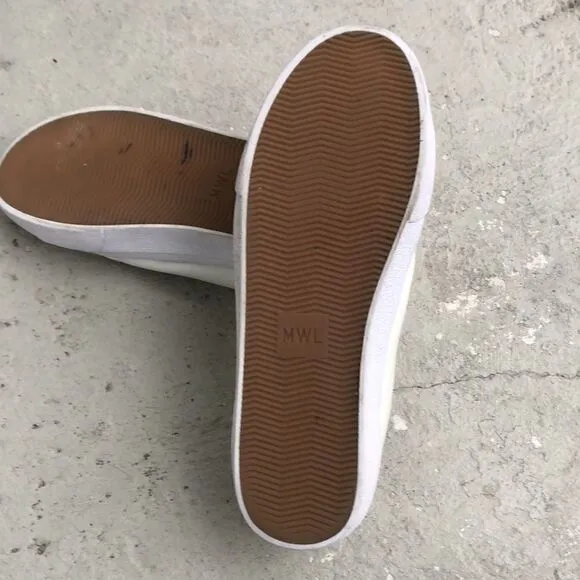 Madewell sidewalk low top sneakers