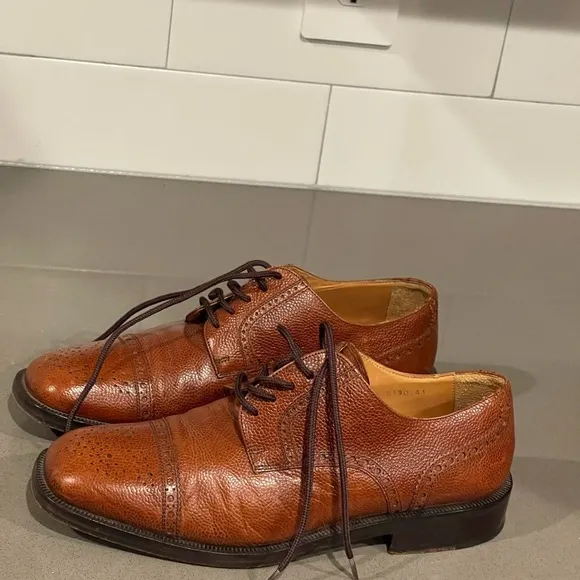 Magnanni cap top leather dress shoes