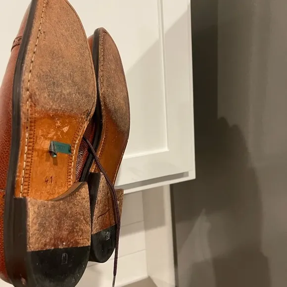 Magnanni cap top leather dress shoes