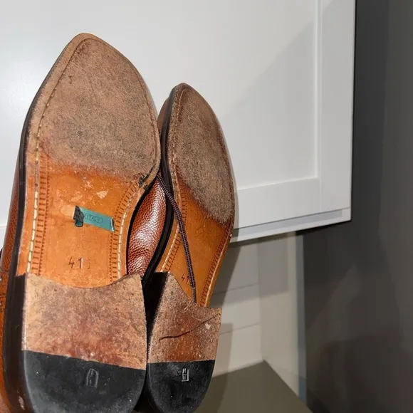 Magnanni cap top leather dress shoes