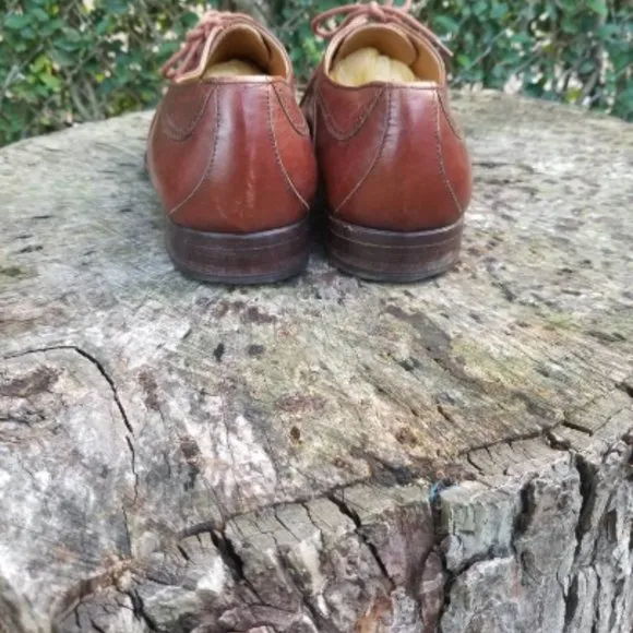 MARAOLO Italian Leather Wingtip Shoes 90s