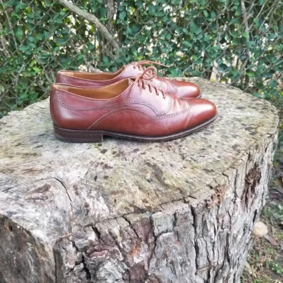 MARAOLO Italian Leather Wingtip Shoes 90s