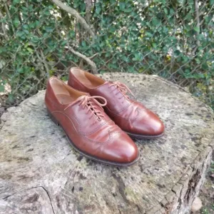 MARAOLO Italian Leather Wingtip Shoes 90s