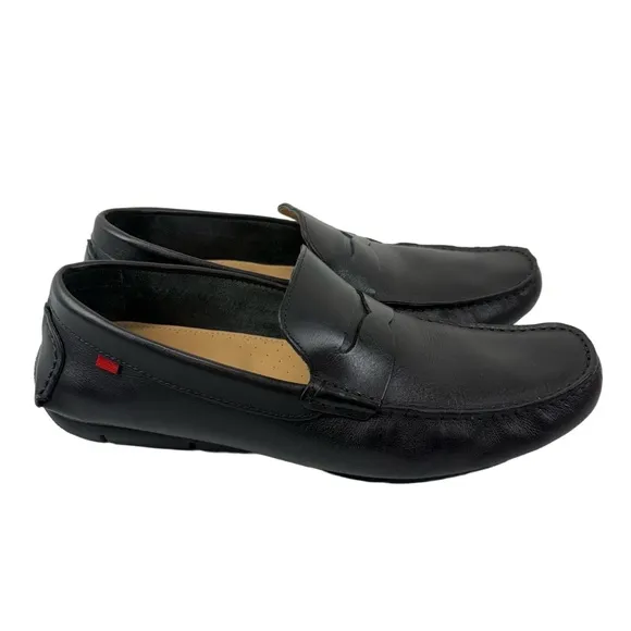 Marc Joseph New York Mens Size 13 Black Napa Leather Monaco Loafers Drivers