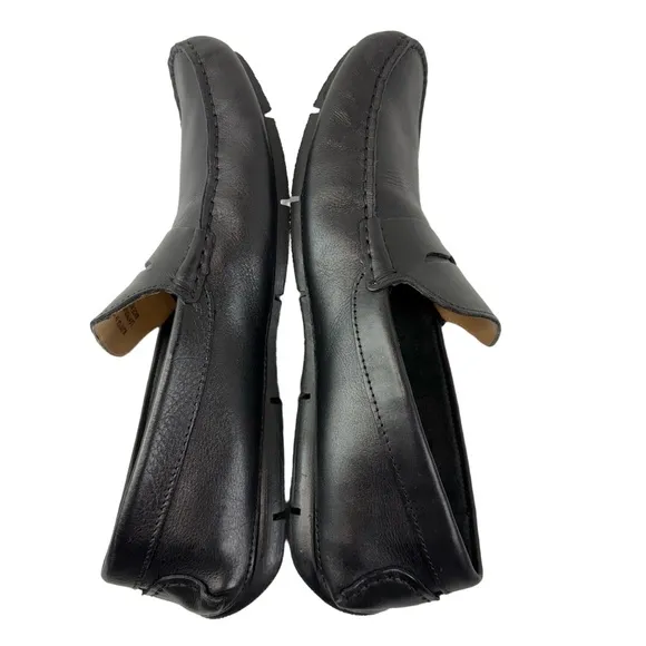 Marc Joseph New York Mens Size 13 Black Napa Leather Monaco Loafers Drivers