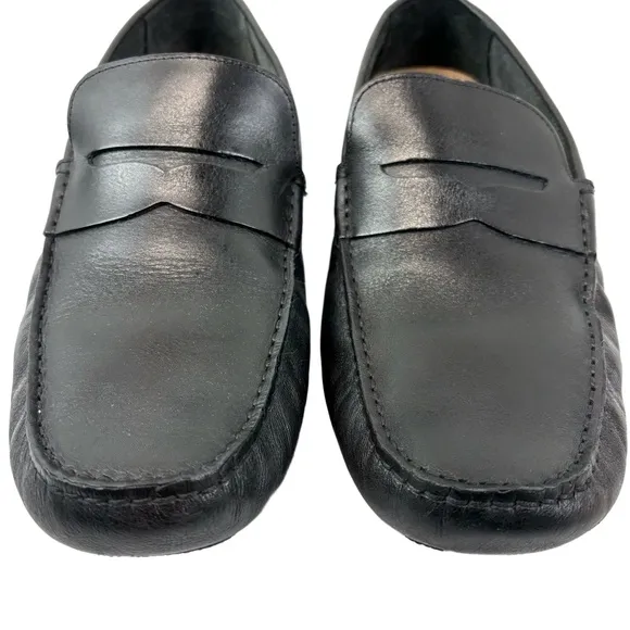 Marc Joseph New York Mens Size 13 Black Napa Leather Monaco Loafers Drivers