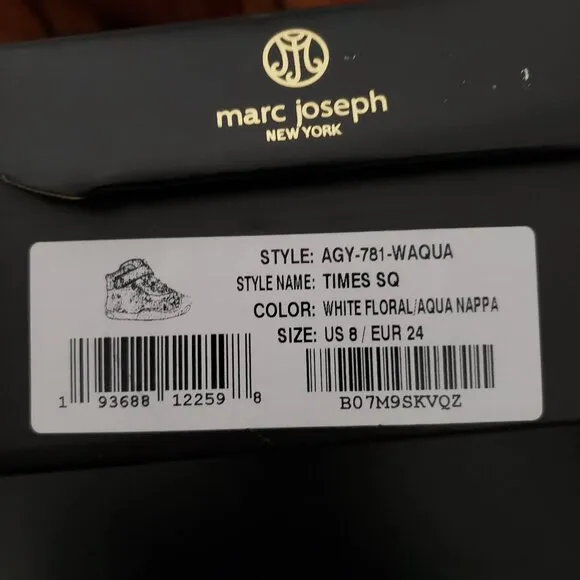 Marc Joseph Toddler Leather High Top Shoes