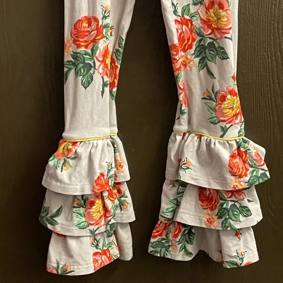 Matilda Jane Girls Floral Blouse buttoned up Top 6