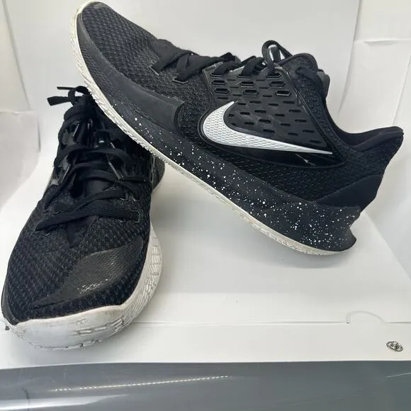 Men Size 14 Nike Kyrie Irving Low 2 Black White Shoes kd av6337 003 EUC
