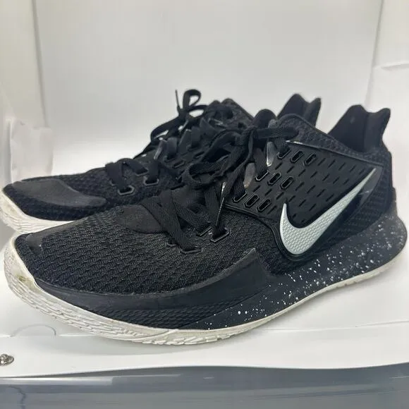Men Size 14 Nike Kyrie Irving Low 2 Black White Shoes kd av6337 003 EUC