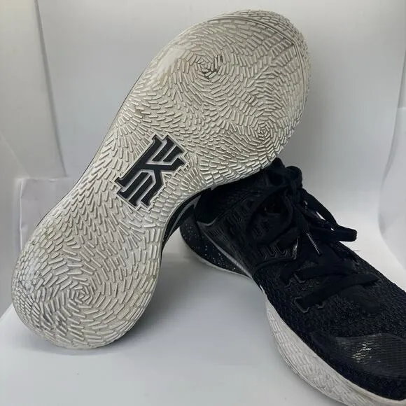 Men Size 14 Nike Kyrie Irving Low 2 Black White Shoes kd av6337 003 EUC