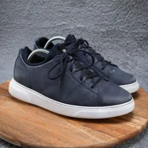 Men’s 10 M Samuel Hubbard Flight Sneaker Low-Top Dark Navy Real Leather Shoes