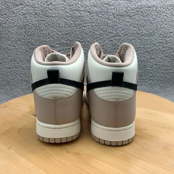 Mens 9 / Womens 10.5 - Nike Dunk High Shoes Fossil Stone Leather Sneakers NEW