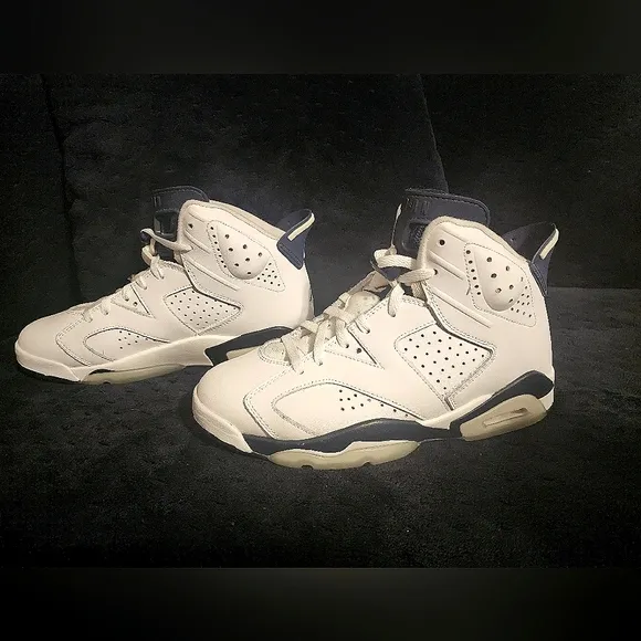 Mens Air Jordan Retro 6 White Shoes Size 9