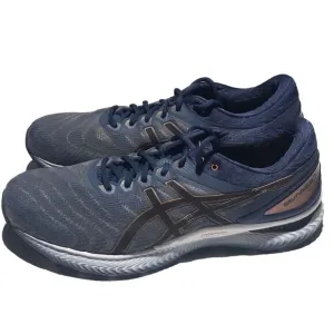 Men’s Asics Gel Nimbus Running Shoes 1011A680 Size 11 Glacier Grey/Graphite Grey
