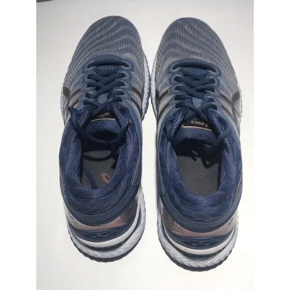 Men’s Asics Gel Nimbus Running Shoes 1011A680 Size 11 Glacier Grey/Graphite Grey