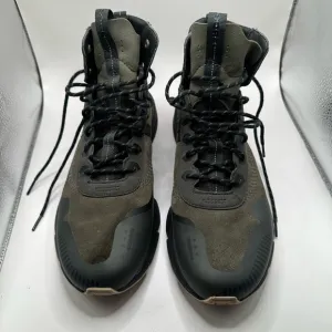 Men's Black and Gray High-Top Sneakers