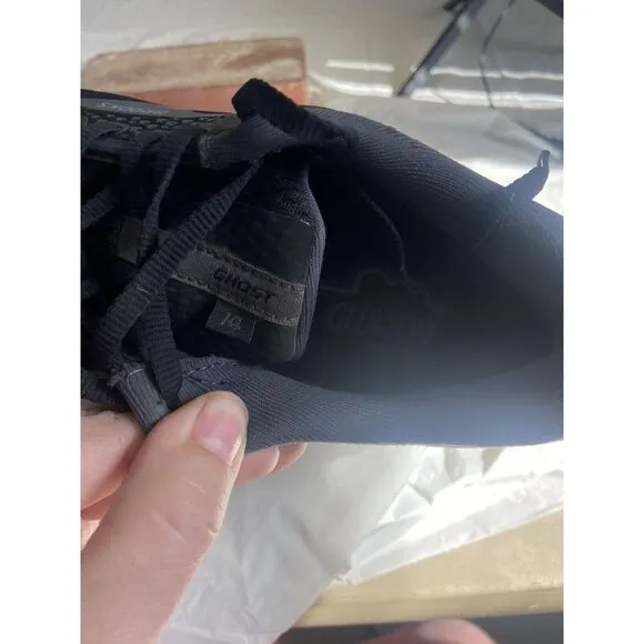 Men's Brooks Ghost 14 All Black Running Shoes-DNA Soft‎ Soles-Size 10.5