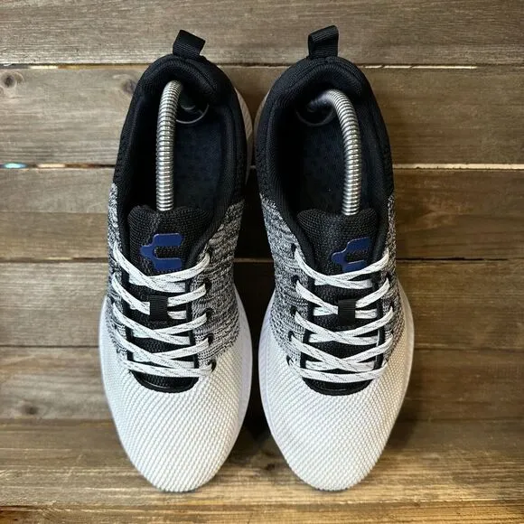 Mens Charly Trote White Blue Athletic Running‎ Comfort Sneakers Shoes Size 8 D