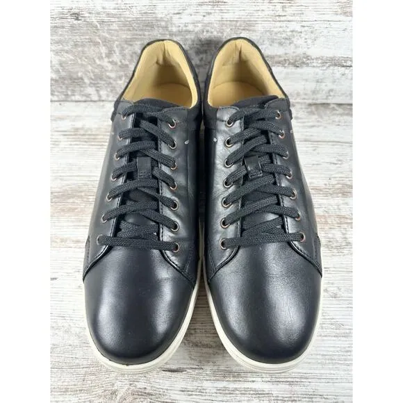 Men's Cole Haan Shapley Black Leather Low Top Sneakers Sz 13M EUC!
