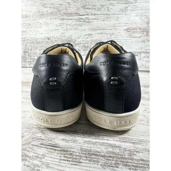 Men's Cole Haan Shapley Black Leather Low Top Sneakers Sz 13M EUC!