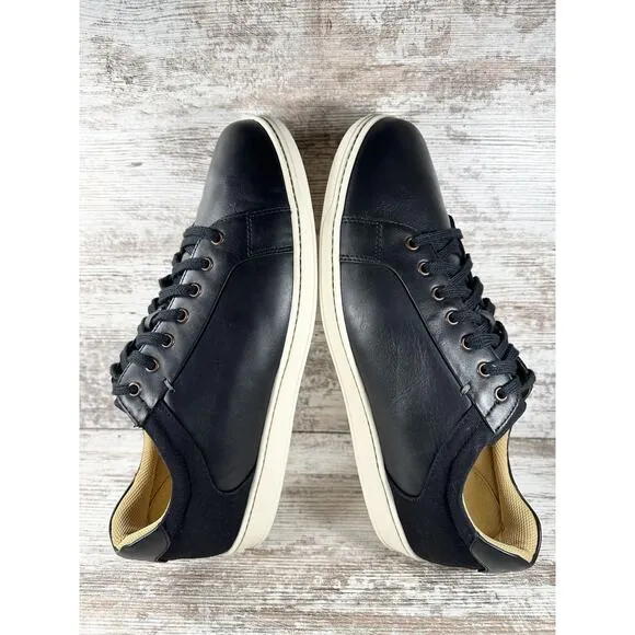 Men's Cole Haan Shapley Black Leather Low Top Sneakers Sz 13M EUC!