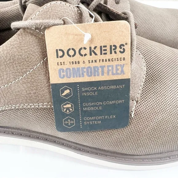 Men's Dockers Oxfords comfort shoes taupe Size 12 New