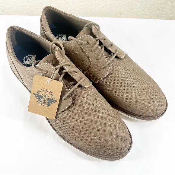 Men's Dockers Oxfords comfort shoes taupe Size 12 New