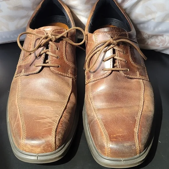Men's Ecco Helinski Shoes in Cocoa Brown