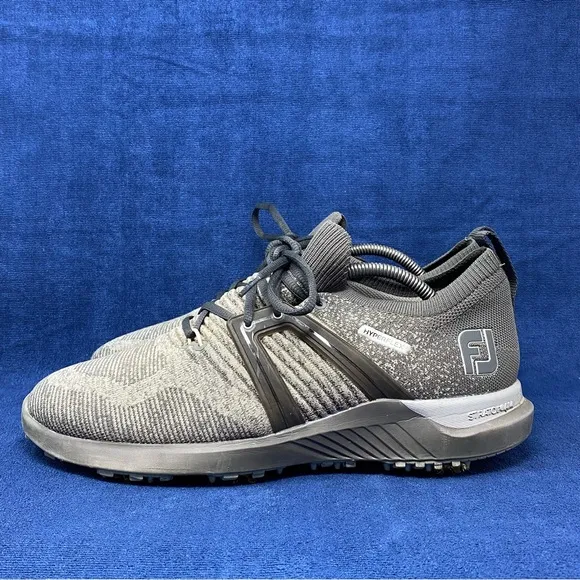 Mens Footjoy hyperflex golf shoes grey/black size 10.5 US pre owned