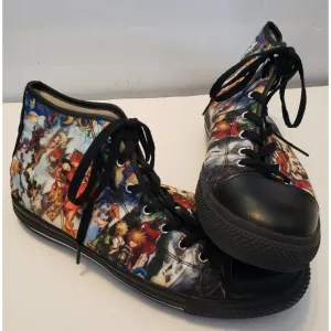 Mens High Top Sneakers Kingdom Hearts 2 Print Design Size 11