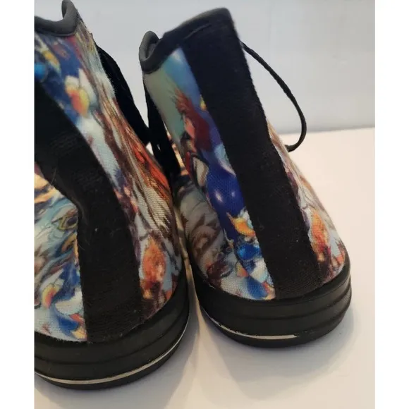 Mens High Top Sneakers Kingdom Hearts 2 Print Design Size 11