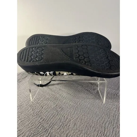 Men's Mecca Sean L Black Gold White USA Athletic Sneaker Size 12 low top