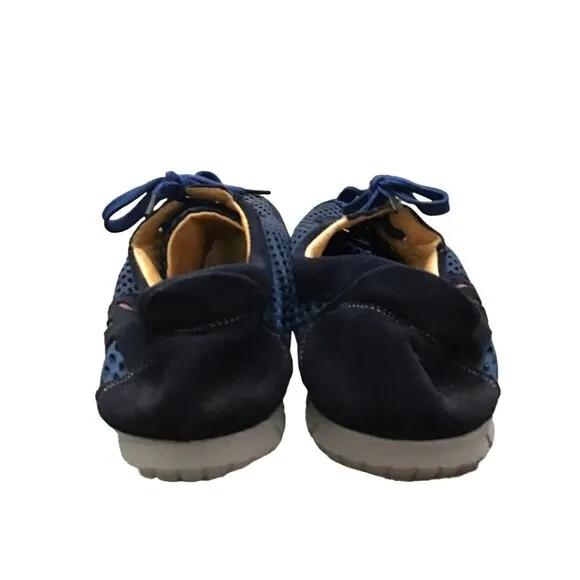 MENS NAVY BREATHABLE MESH LACEUP LOAFERS OUTDOOR WATER SHOE HIKING SNEAKER SZ12