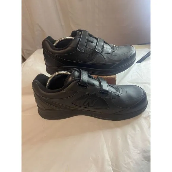 Men's New Balance 577 All Black Walking DSL-2 Shoes-Hook‎ &amp; Eye Straps-Size 13