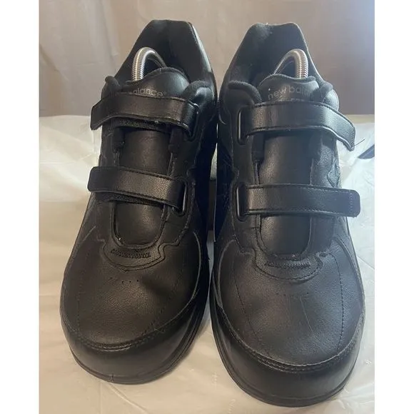 Men's New Balance 577 All Black Walking DSL-2 Shoes-Hook‎ &amp; Eye Straps-Size 13