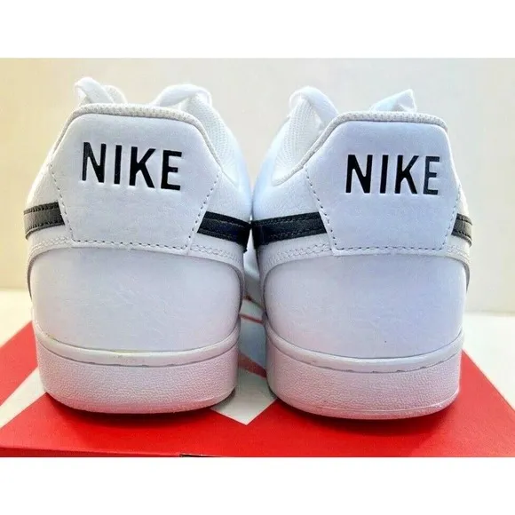 Mens Nike Court Vision Lo White Black Low Top Sneakers Athletic Shoes CD5463-101