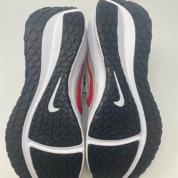 Mens Nike Downshifter 13 White and Red running shoe