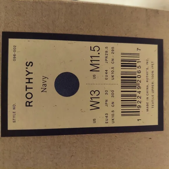 Men's ROTHY'S RS02 Navy Sneakers