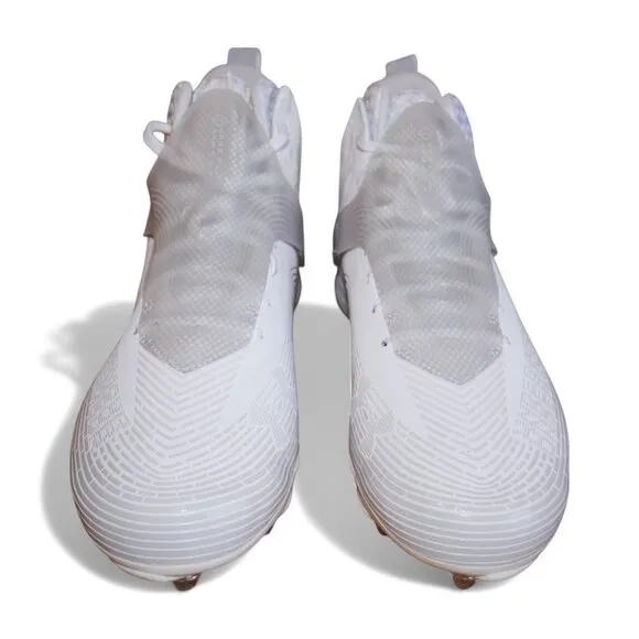 Men's Size 15 Under Armour Highlight Hammer MC Football Cleats White Out